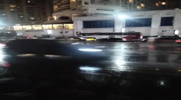 أمطار متوسطة تغطي مناطق الإسكندرية في اليوم الخامس من نوة قاسم